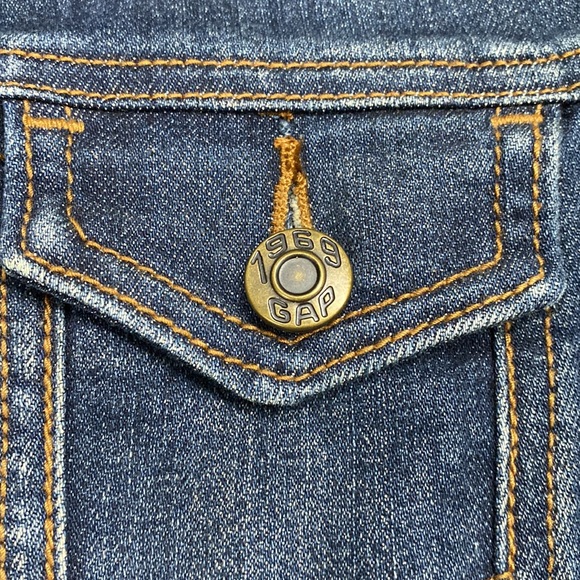 Gap Jean Jacket, Women’s Classic Fit XS, Dark Blue - Picture 4 of 13